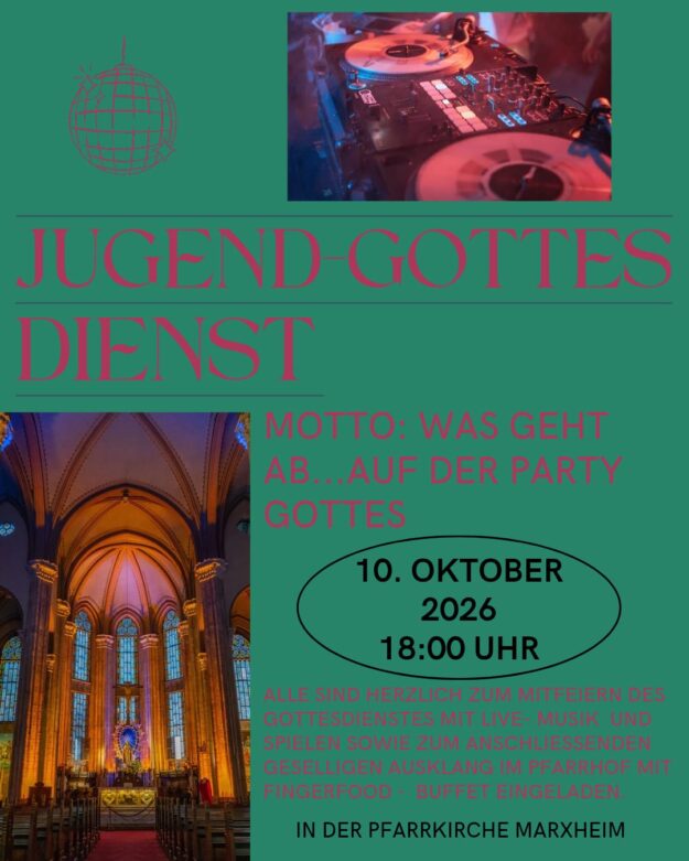 2026_10_10_Flyer Jugendgottesdienst in Marxheim